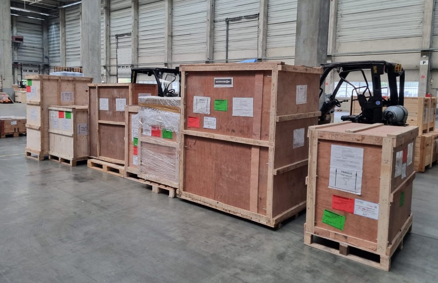 NRW Express Logistik - Lieferung zu einer Messe